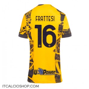 Inter Milan Davide Frattesi #16 Terza Maglia Femmina 2024-25 Manica Corta